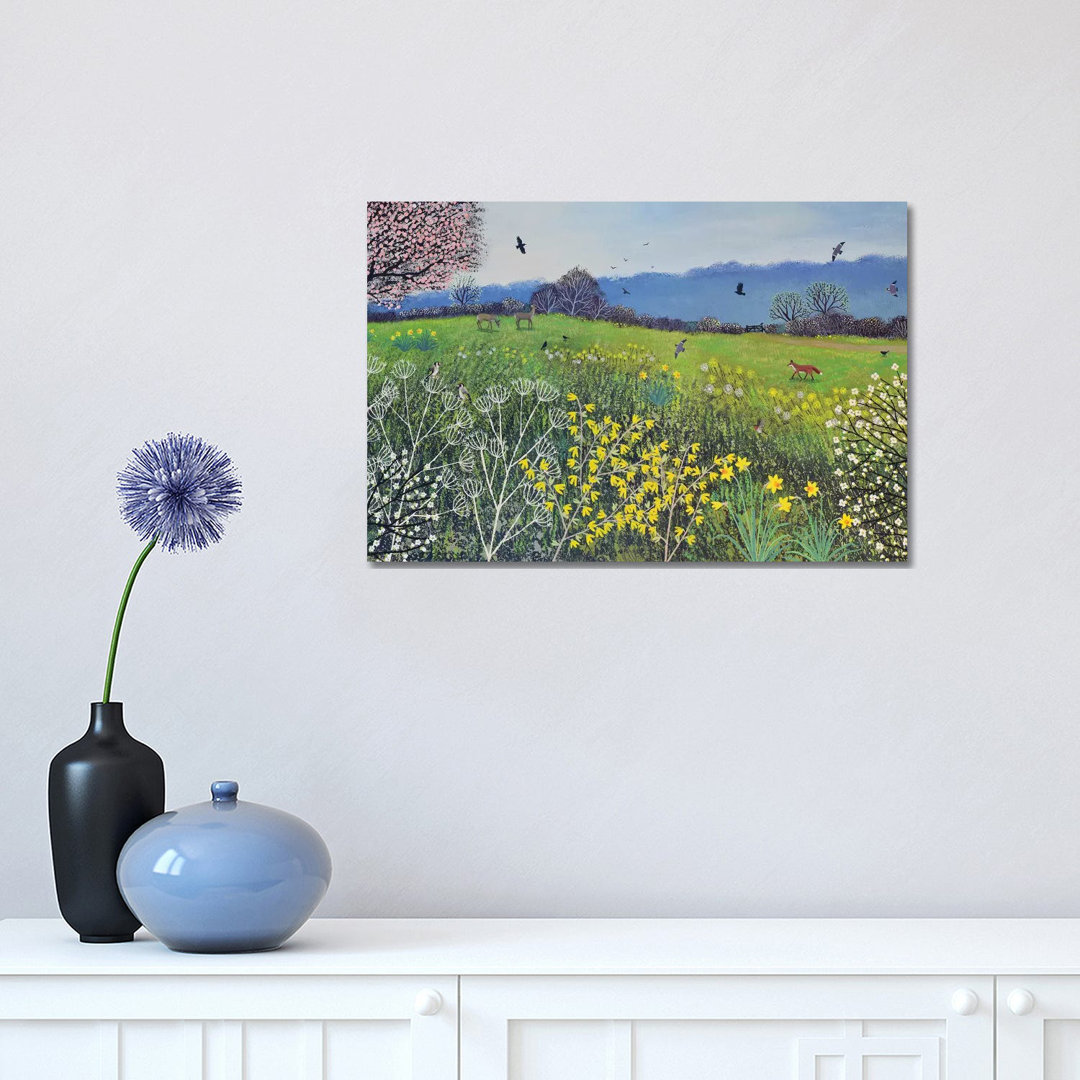 Spring Hope by Jo Grundy - Wrapped Canvas Painting