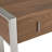 Antron Solid Wood Stainless Steel Writing Desk