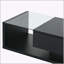 Table de centre rectangulaire moderniste à 2 niveaux et surface UV ultrabrillante, idéale pour les salons élégants-1597128521