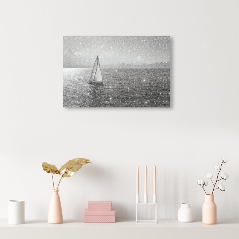 Edge Of Silence Print by Oliver Gal, 10"H x 15"W, Gallery Wrapped