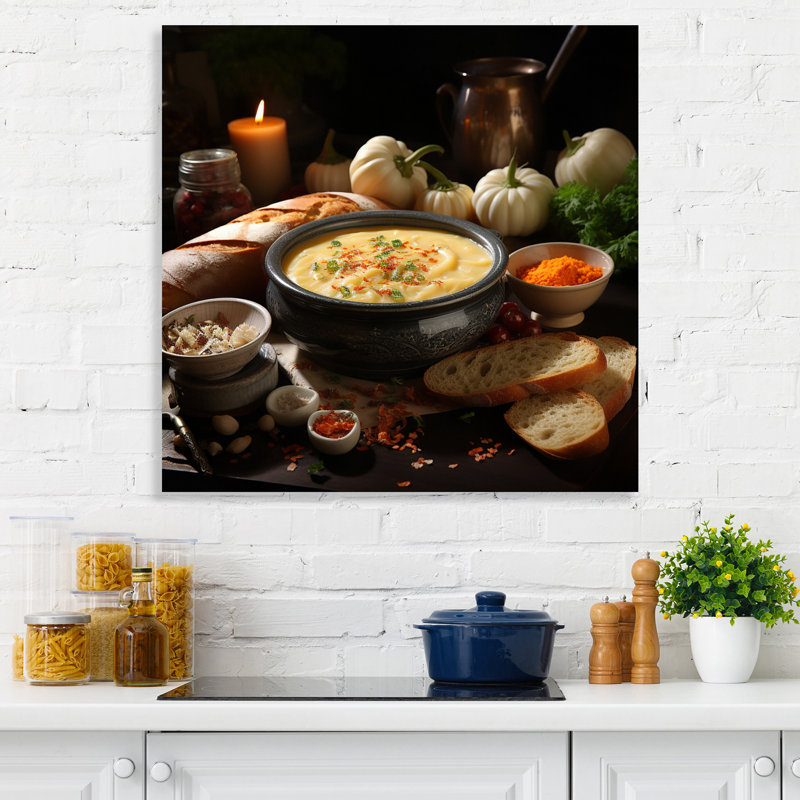 Hearty Soup II sur impression sur toile, Toile tendue, H 24 po x l 24 po x P 1 po
