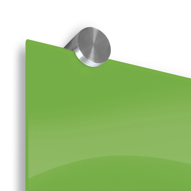 Tableau effaçable mural en verre Visionary, H 47,24 po x L 94,49 po, Vert