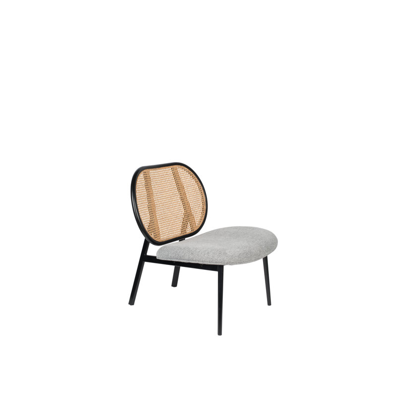 Spike Lounge Chair, Gray Polyester