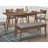 Mid-Century Rectangular Dining Table – Natural Walnut