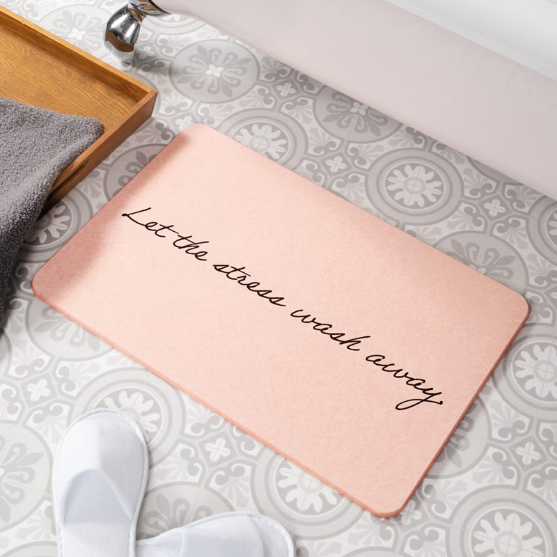 Non-Slip Shower Mat, Pink