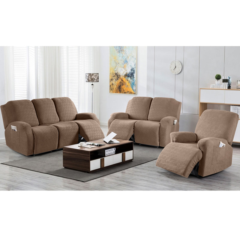 Housse pour fauteuil inclinable avec poches Wald, Soufflé