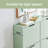 Shoe Cabinet with 4 Flip-Drawers Thin Narrow Shoe Rack Slim Shoe Storage Organiazer for Entryway, Hallway, Green-436464640