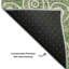 Tapis vert Prisco lavable à la machine de qualité supérieure-866582470