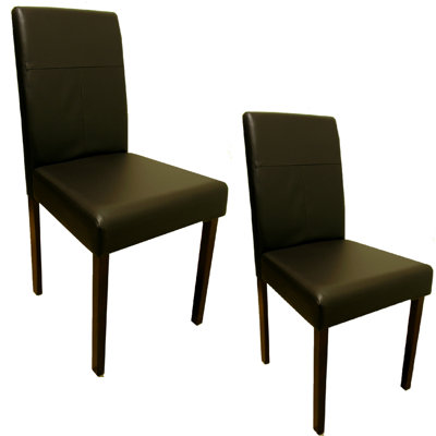 18'' H Faux Leather Upholstered Side Chair