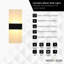 Cheyana Aluminium 12W LED Wall Light – Modern Acrylic Up/Down Wall Sconce in Matt Black, Brushed Gold & Brushed Silver, for Bedroom, Living Room & Corridor, 4000K [Energy Class A++]