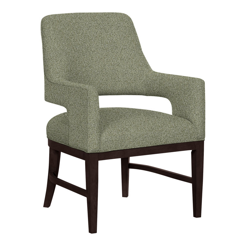 Josie Grande Upholstered Arm Chair, Espresso, Hazelnut (8794 17)