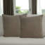 Salea Indoor / Outdoor Brown Square Throw Pillow Cover