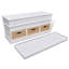 Banc de rangement avec tiroirs