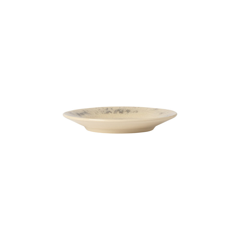 Set of 6 Madeira Handmade Stoneware Plates, Cream