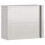 Slemp Silver Stainless Steel Accent Cabinet-1661940342