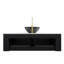 Meuble-lavabo de 48 po avec lavabo, meuble de rangement, lavabo en céramique noire, motif en pierre, rangement haute résistance de 48 po, bol rayé en 3D, préinstallé, fonctionnement silencieux du tiroir-586095892