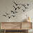 Elegant Decorative Metal Wall Accessory Set (11 Pieces), Black Finish, Sizes Range from 4.7 x 11.8 inches to 12 x 11.5 inches | 100% Metal, Thickness: 0.05 inches | Perfect for Home Décor, Unique Bird Designs