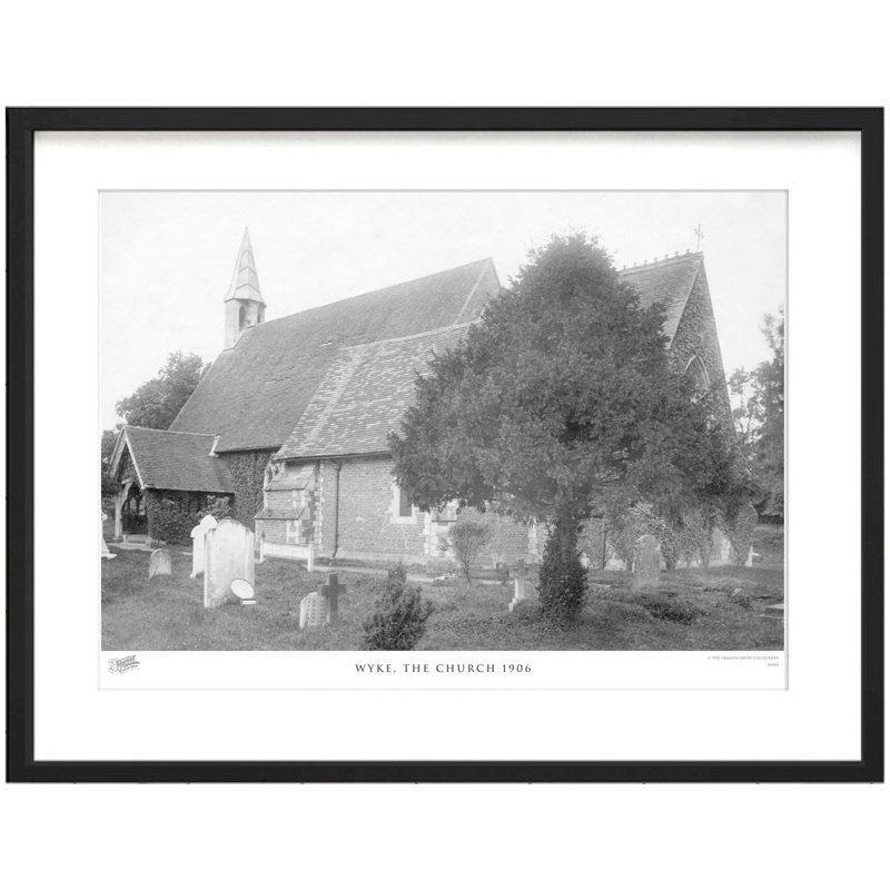 Wyke, The Church 1906 by Francis Frith - Single Picture Frame Print, 28cm H x 36cm W x 2.3cm D