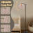  Arc Floor Lamp Little Red Black Aces Tall Modern Standing Lamp LED Adjustable Linen Lampshade 3 Color Temperatures