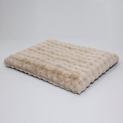 6 Sizes Ultra Plush Pet Dog Bed, Fluffy Anti Anxiety Dog Cage Bed Mattress With Non-slip Bottom, Removable Waterproof Cover, Machine Washable