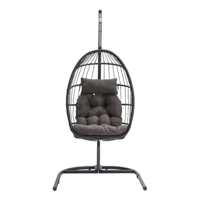 Outdoor Hanging Egg-Shaped Chair