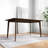 Solid Wood Dining Table and 4 Side Chairs
