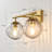 Dimmable Bathroom Vanity Lights With Clear Shade-1880891558