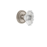 Grandeur Soleil Rosette Single Dummy with Biarritz Crystal Door Knob