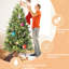 Arbre de Noël de 6 pi avec 1032 pointes Pe +, branches articulées pour un assemblage rapide, support en métal robuste, arrangement rapide de la branche de centre de table, décoration classique