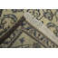 Tapis unique en laine noué à la main de couleur crème des années 2000 2 pi 2 po x 4 pi 8 po Devansh
