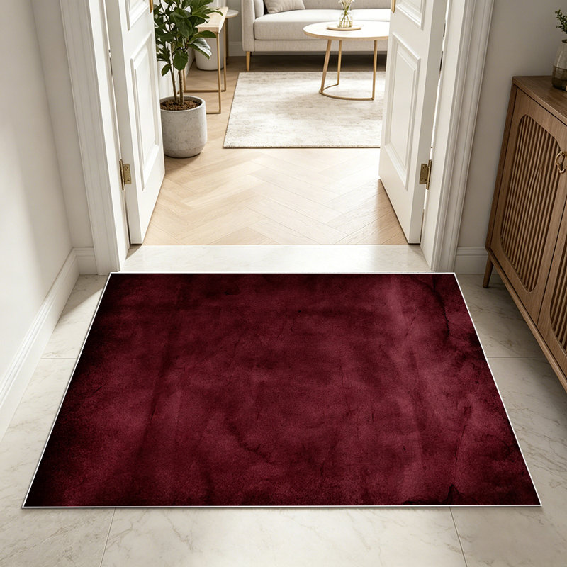 Gradient abstract style carpet, vintage distressed texture floor rug, soft washable low-pile carpet, suitable for living rooms, bedrooms, offices, home decoration