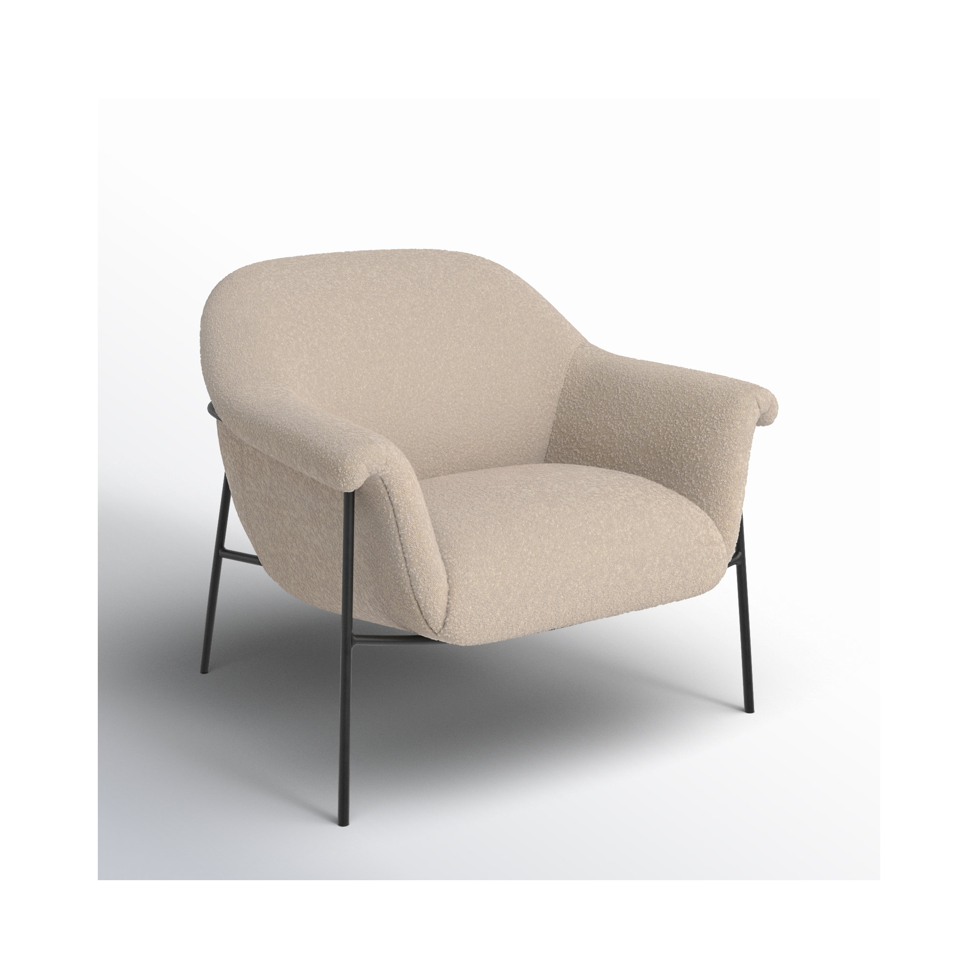 Mythos Upholstered Armchair, Knoll Sand