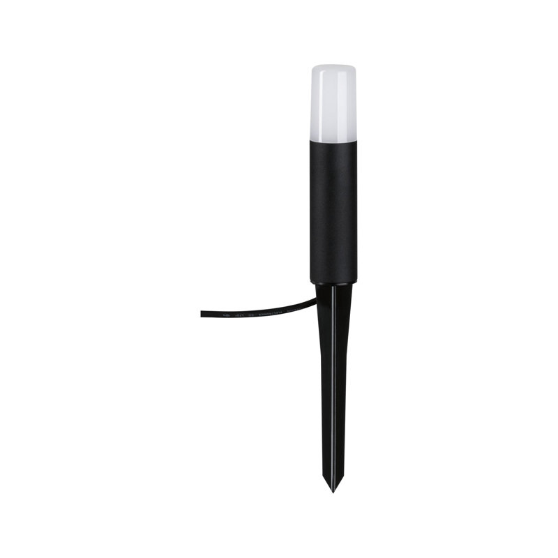Flarea Integrated LED Metal Bollard Light, 20cm H x 4.5cm W x 4.5cm D