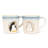 Ombre With Penguins Tapered Mug