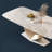 Rectangular sintered stone dining table set-110432845