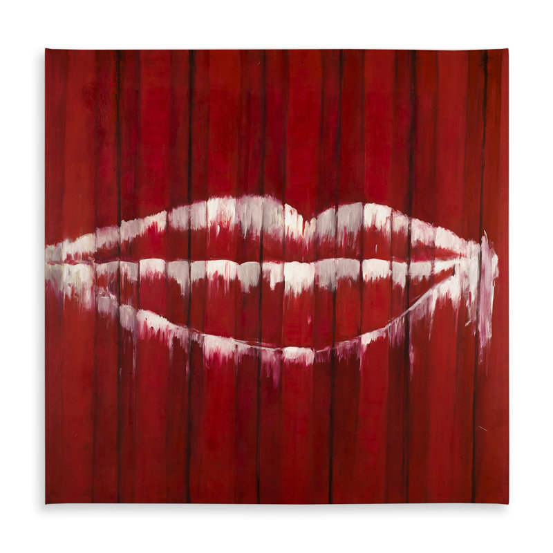 Graffiti Mouth Container Tablecloth | Red Beauty Home Decor