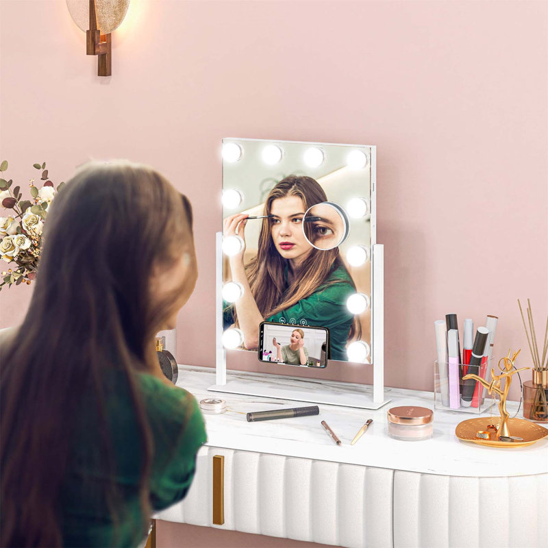 Demetrias Metal Rectangle Floor Mirror