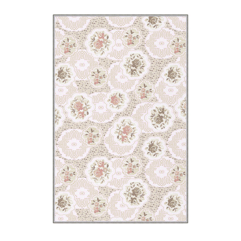 Premium Hall Carpet, 2.6 x 6.6 Feet, 100% Polyester, 0.3 in Pile Height | Antibacterial, Non-Slip Underside, Machine Washable | 3D Digital Print Design, Durable & Stylish for Entryways, Living Rooms & More