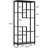 Open Display Rack,Farmhouse Bookshelf,Versatile Storage Bookcase