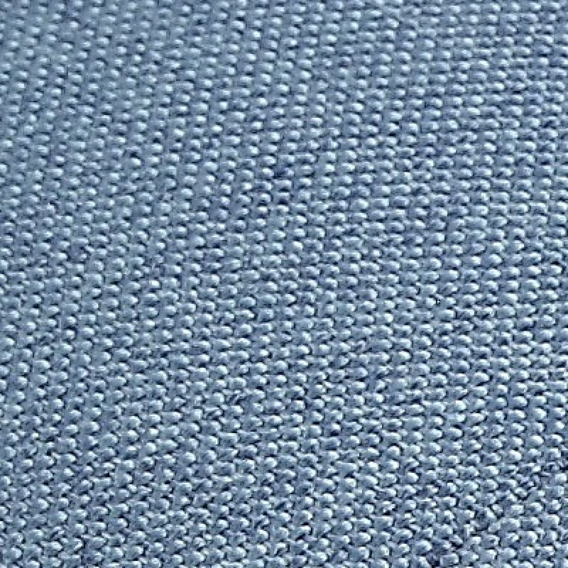 Banc en tissu Charla bleu clair et finition chêne, Bleu clair