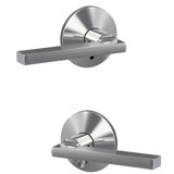 Latitude Custom Hall-Closet and Bed-Bath Door Lever with Kinsler Trim