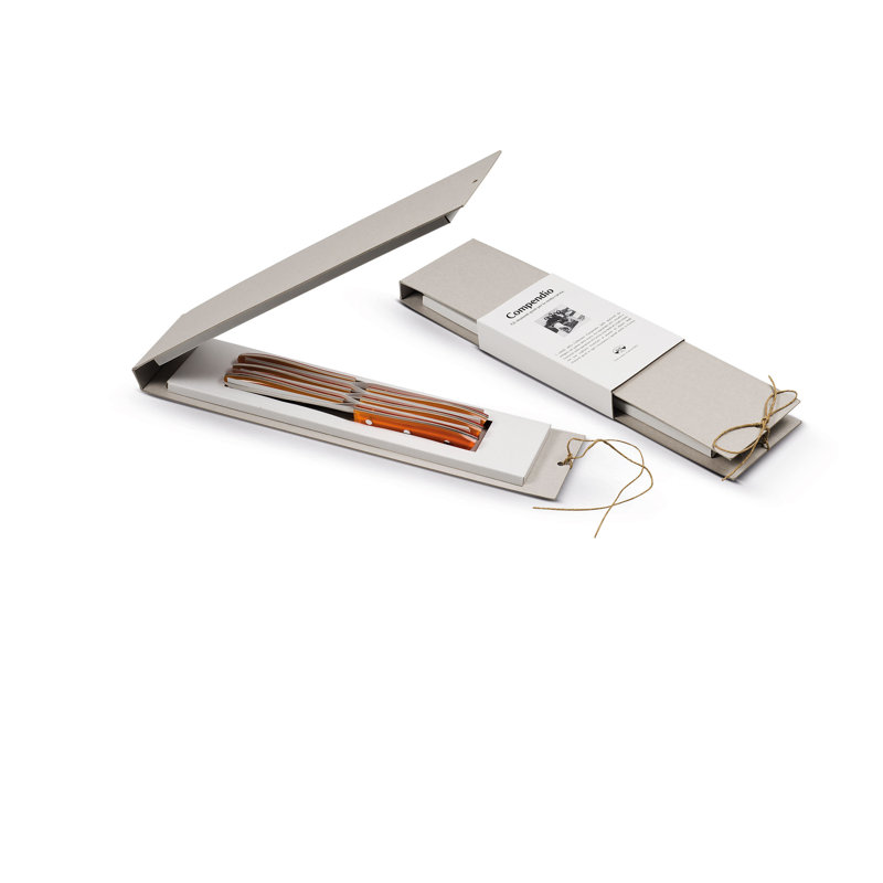 Compendio Table Knives, Orange