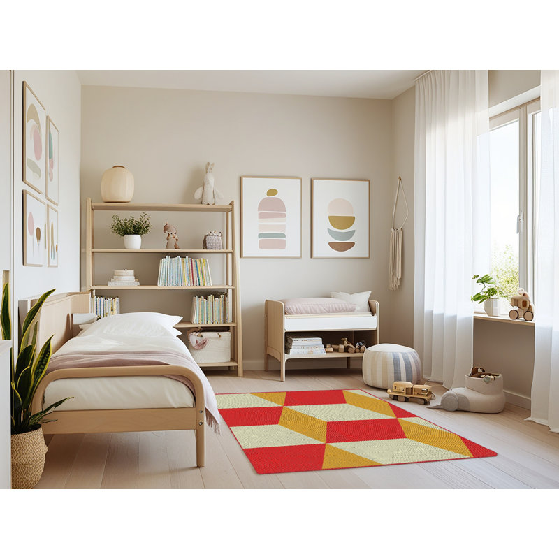 Ranney Geometric Indoor Rug, Rectangle 4' x 6'