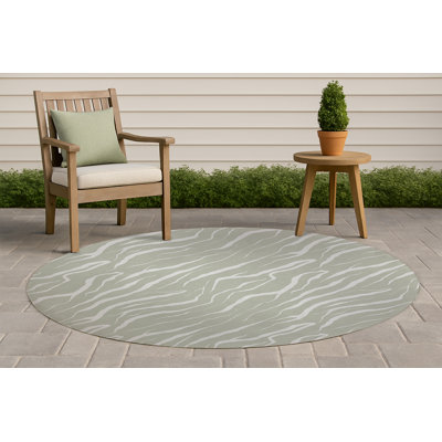 Lush Cracks Non-Slip Outdoor Rug