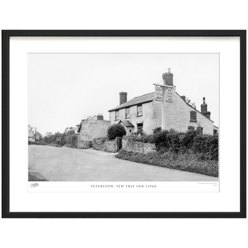 Peterstow, Yew Tree Inn C1960 by Francis Frith - Single Picture Frame Print, 28cm H x 36cm W x 2.3cm D
