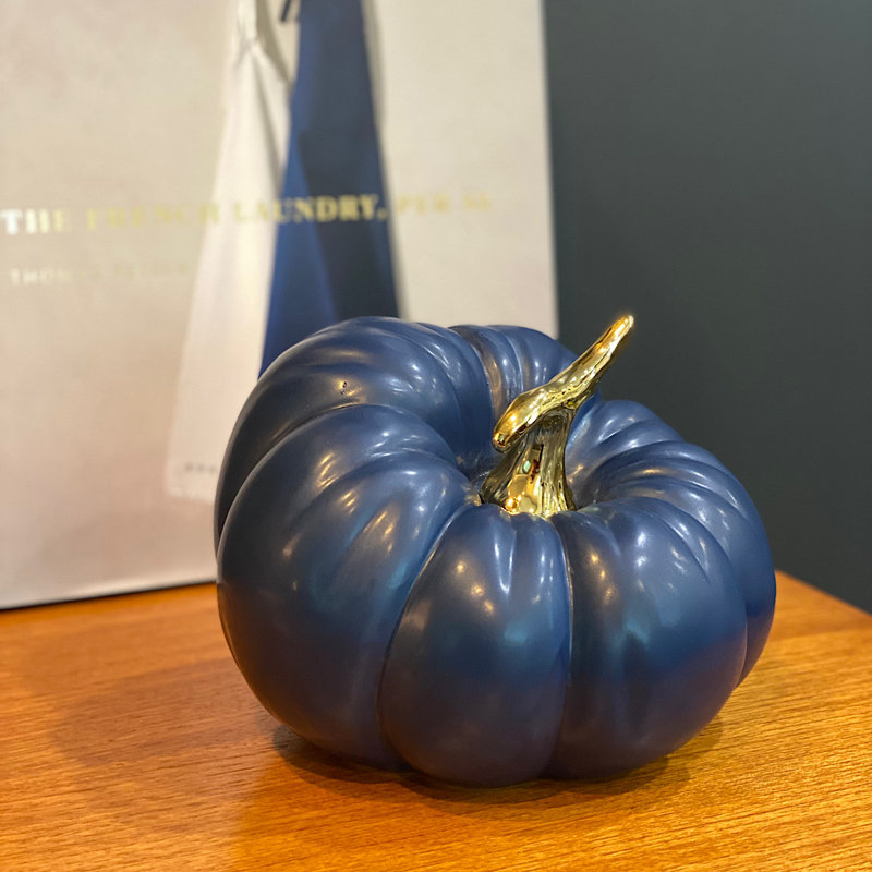 Crème citrouille, Bleu marine