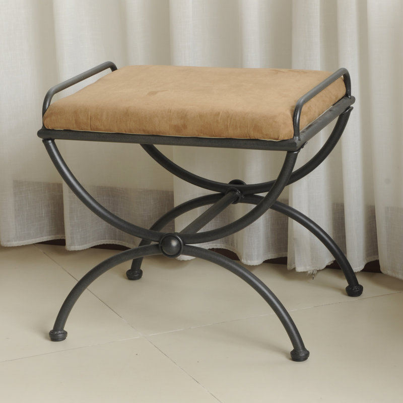 Tabouret de coiffeuse Blomberg, Brun