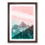 Cloud Stripe over the Mountains in Abstract - Picture Frame Graphic Art Print-55680723-55680719