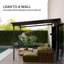 2.55m x 3m x 2.95m Metal Pergola