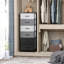 Commode pour femme 6 tiroirs Annyka, noire et grise-209598836